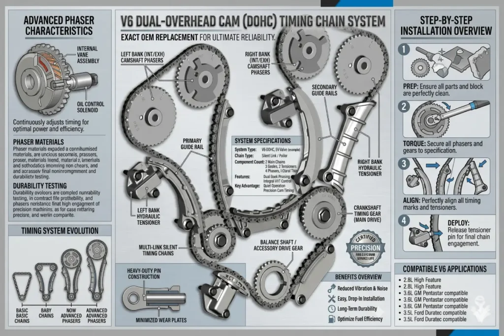 NWP Timing Chain Kit representation